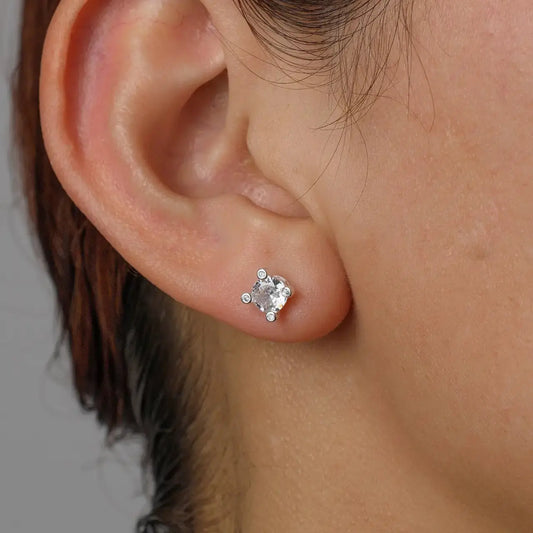 Aros plata 925 para mujer Clio en modelo