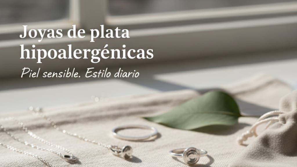 Joyas de plata hipoalergénicas: lo que necesitas saber si tienes piel sensible