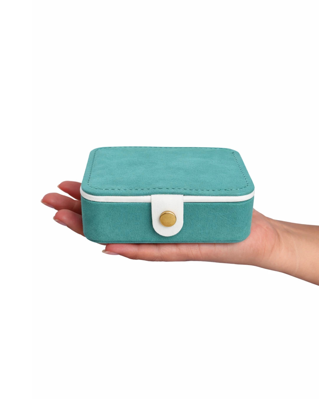 Joyero de viaje mediano con espejo sylara