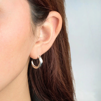 Aros plata 925 para mujer Chiara en modelo