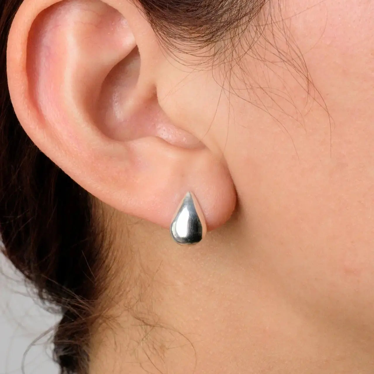 Aros plata 925 para mujer Emma S en modelo