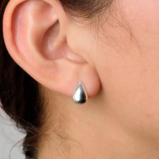 Aros plata 925 para mujer Emma S en modelo