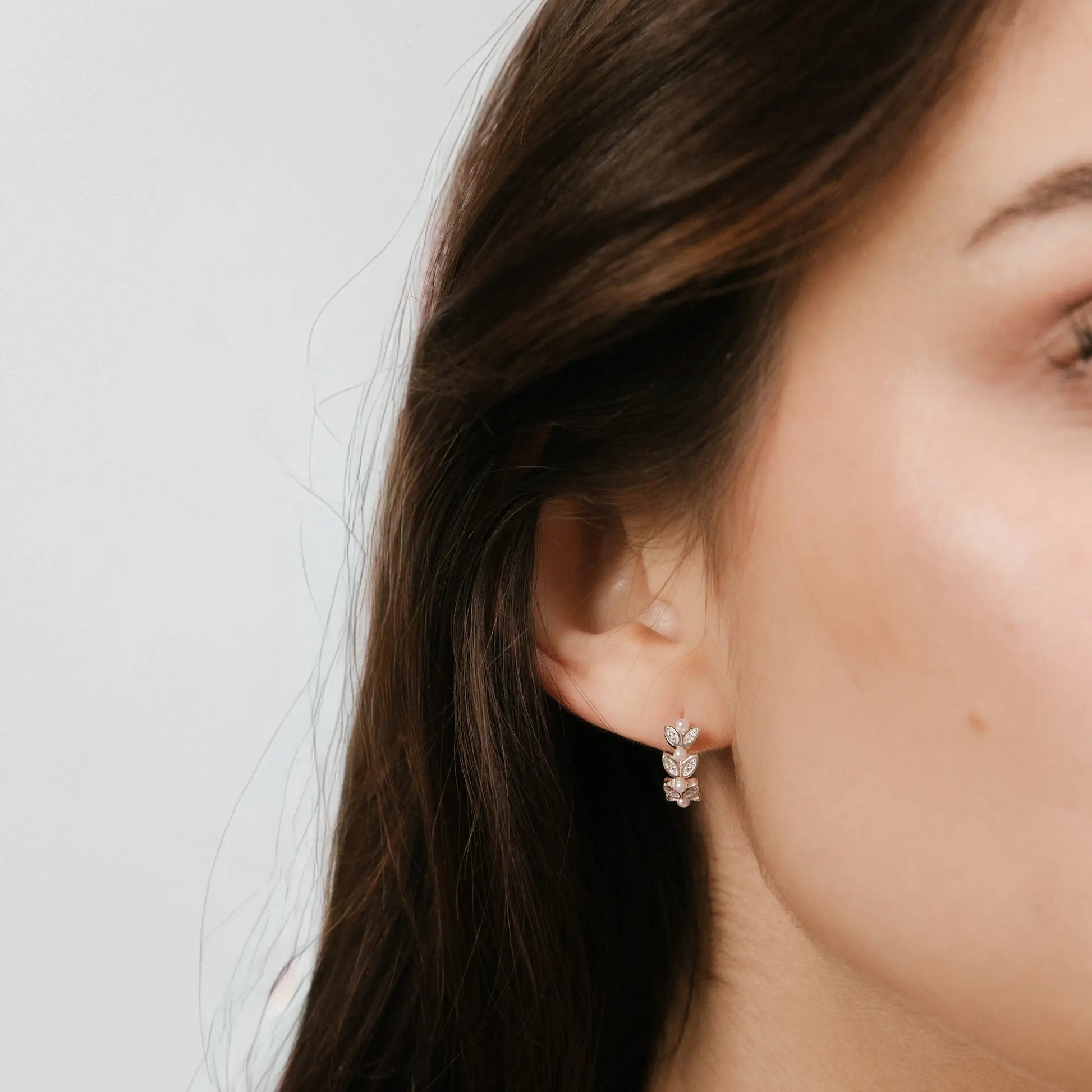 Aros plata 925 Rocio modelo