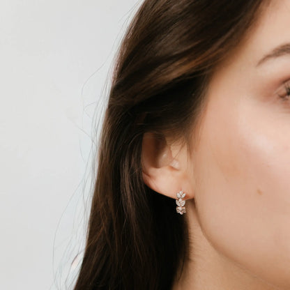 Aros plata 925 Rocio modelo