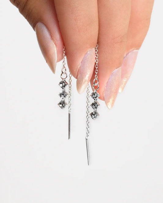 Aros plata 925 colgante circón