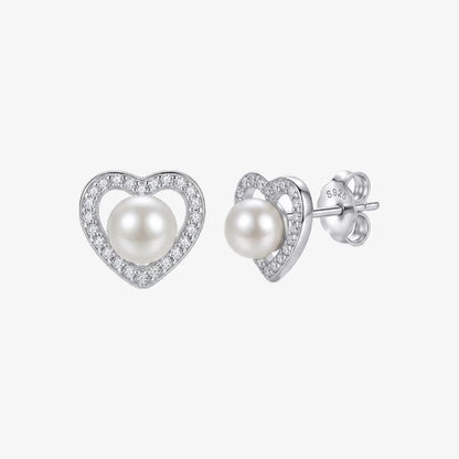 Aros plata 925 Alba para mujer de frente y costado