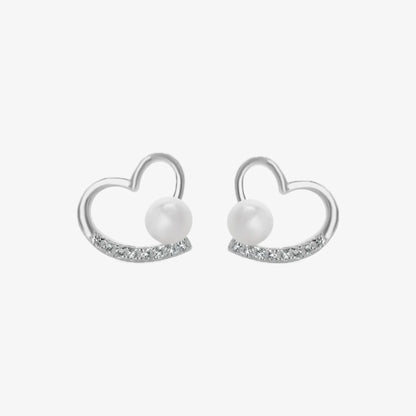 Aros plata 925 Amalia para mujer de frente
