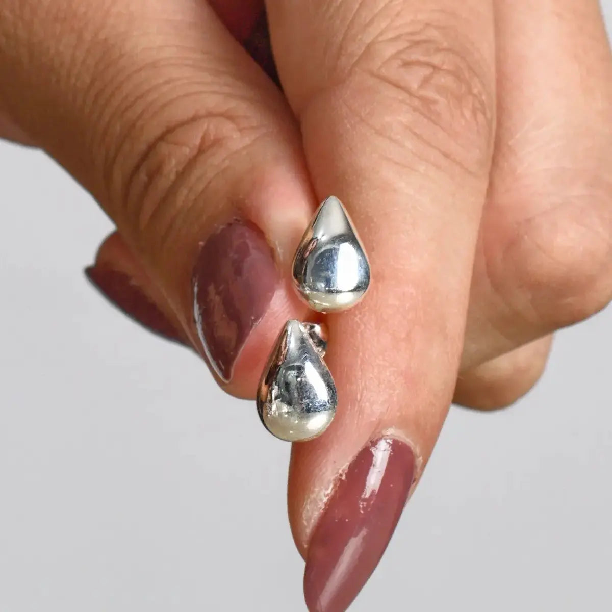 Aros plata 925 para mujer Emma talla S gota