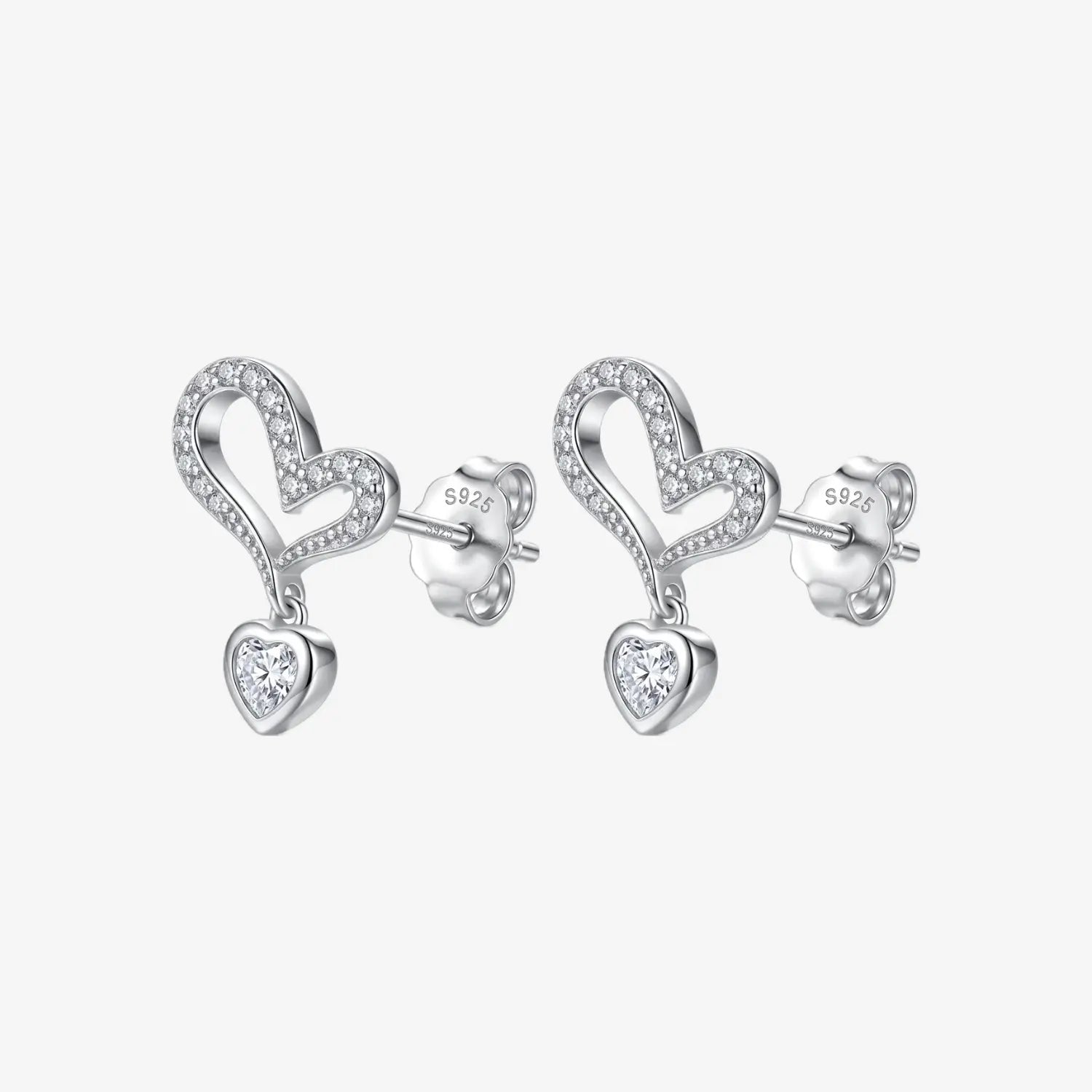 Aros plata 925 Isabella para mujer frontal