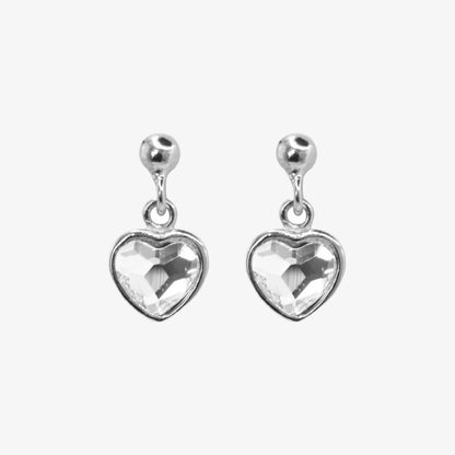 Aros plata 925 Mia para mujer de frente