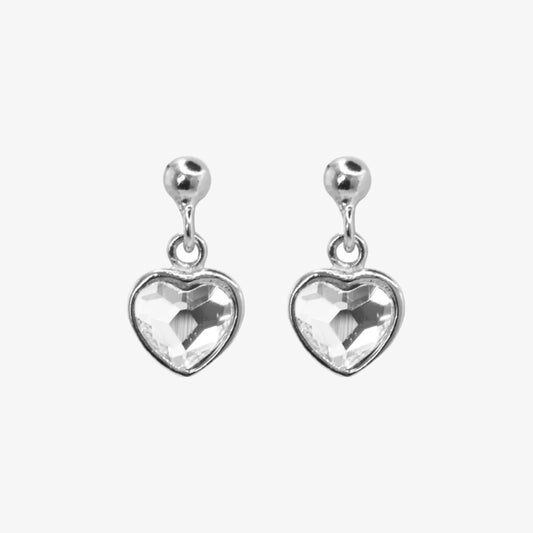 Aros plata 925 Mia para mujer de frente
