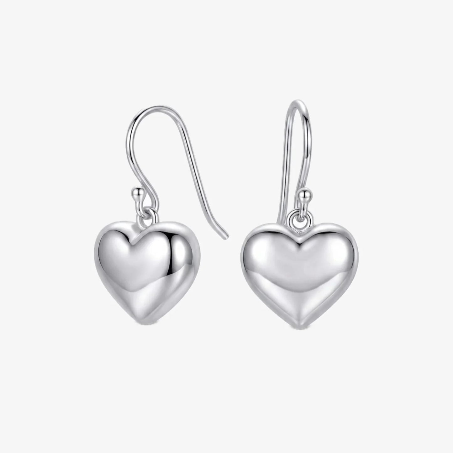 aros plata 925 sofia para mujer de frente y costado