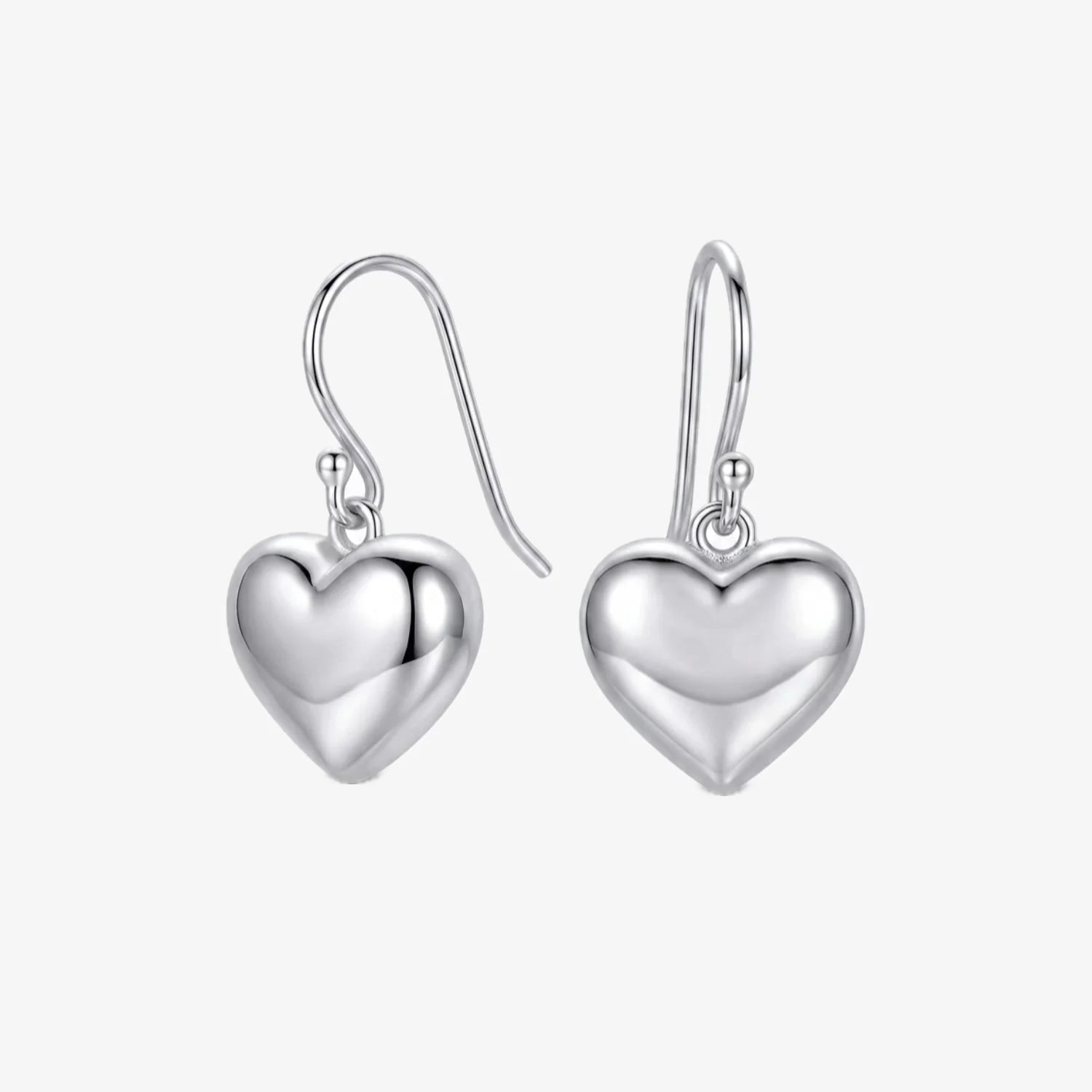aros plata 925 sofia para mujer de frente y costado