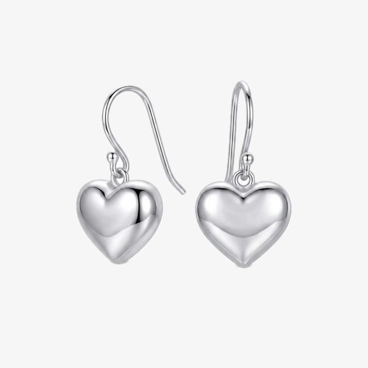 aros plata 925 sofia para mujer de frente y costado