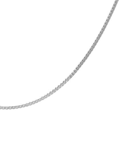 Cadena plata Veneciana 50cm