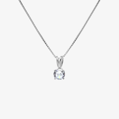 Collar plata 925 para mujer Lucia delicado fondo blanco