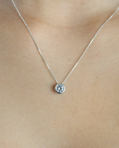 Collar plata Punto de Luz Sofia