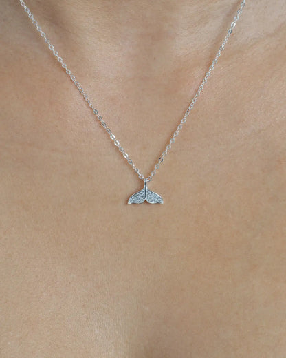 Collar plata 925 cola de ballena