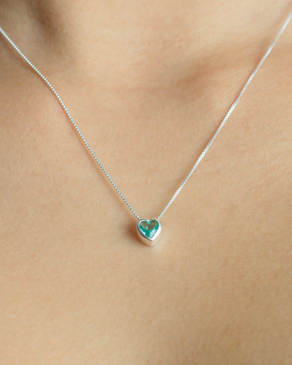 Collar plata Punto de Luz Amore Mint