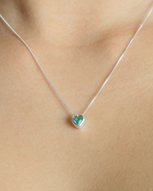 Collar plata Punto de Luz Amore Mint
