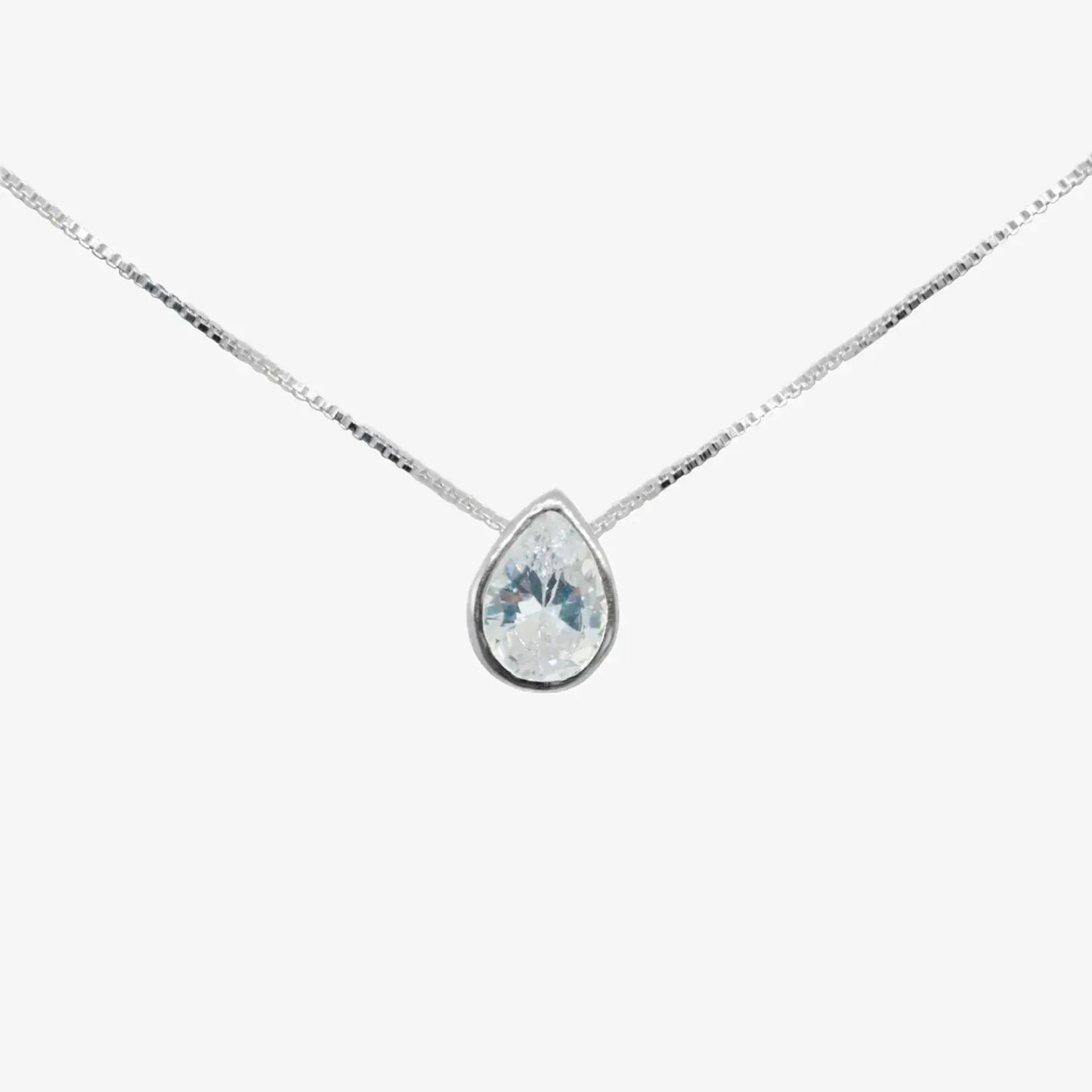 Collar plata 925 para mujer Catalina fondo blanco