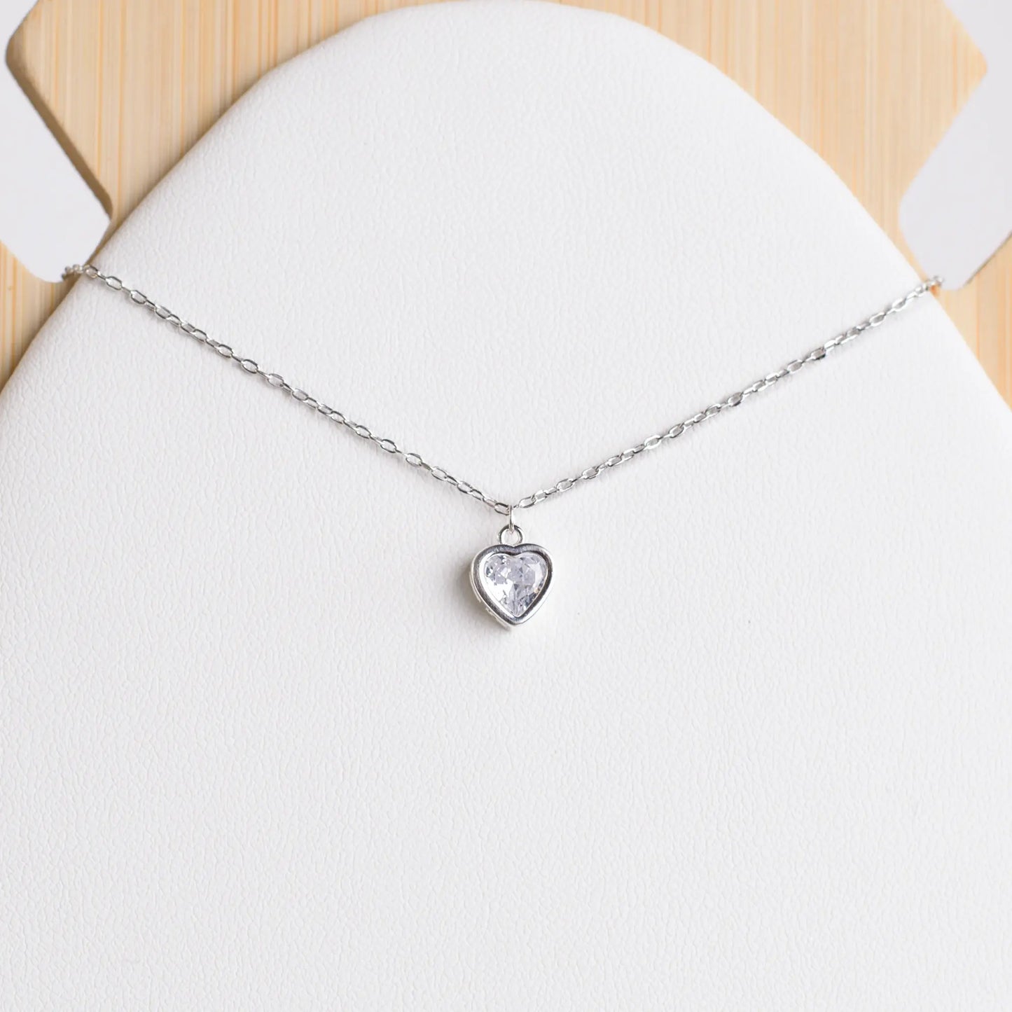 Collar plata 925 Julieta para mujer corazon