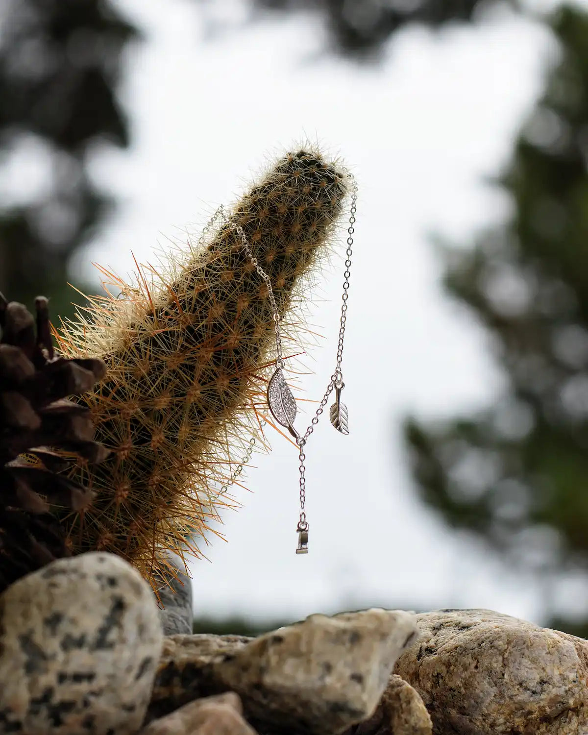Collar plata 925 trilogía naturaleza