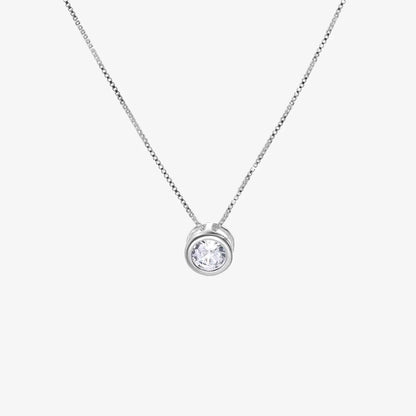 Collar plata 925 para mujer Punto de Luz Sofia fondo blanco