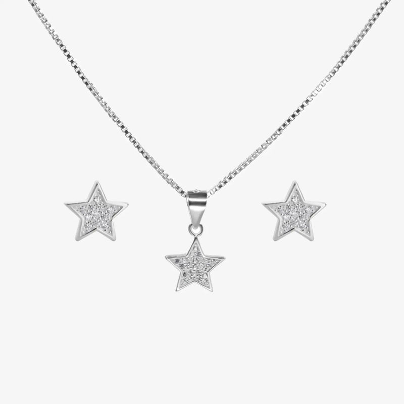 Conjunto plata Aurora