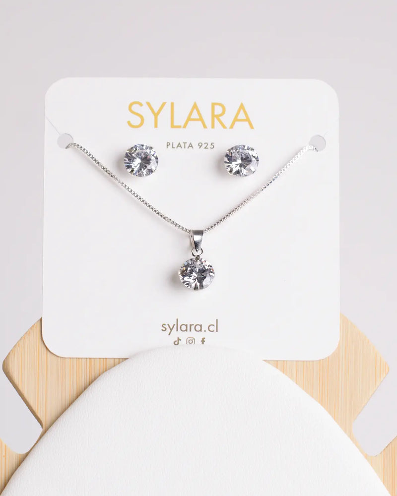 Conjunto plata Alessandra M