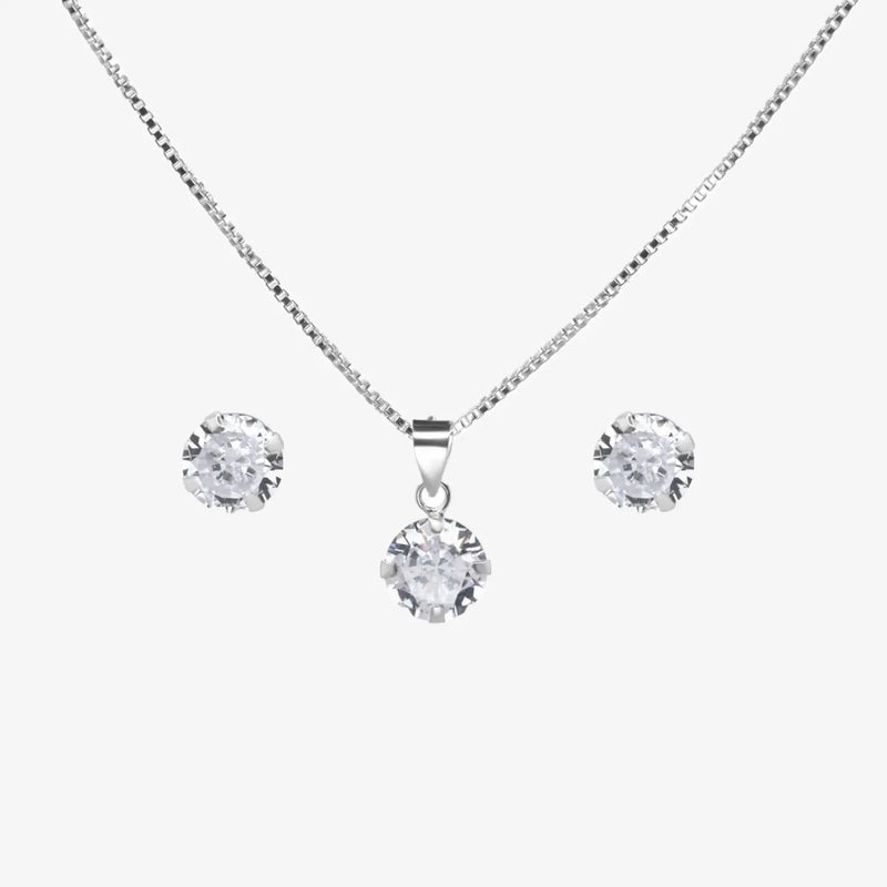 Conjunto plata Alessandra S