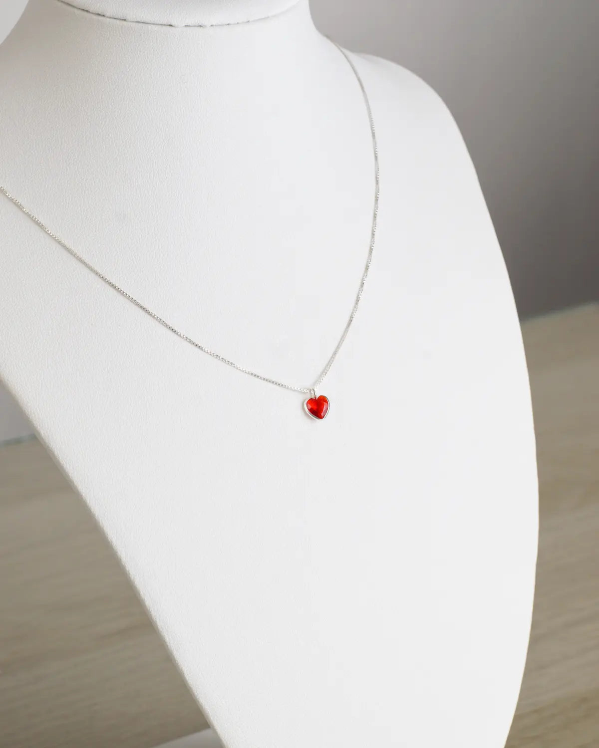 Collar plata Ambar Red