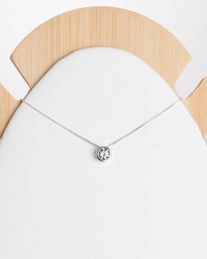 Collar plata Punto de Luz Sofia