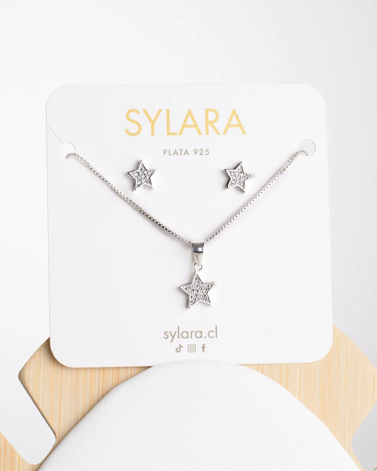 Conjunto plata Aurora
