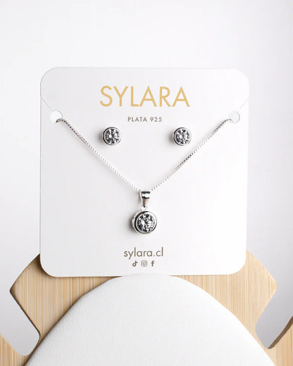 Conjunto plata Punto de Luz Sofia