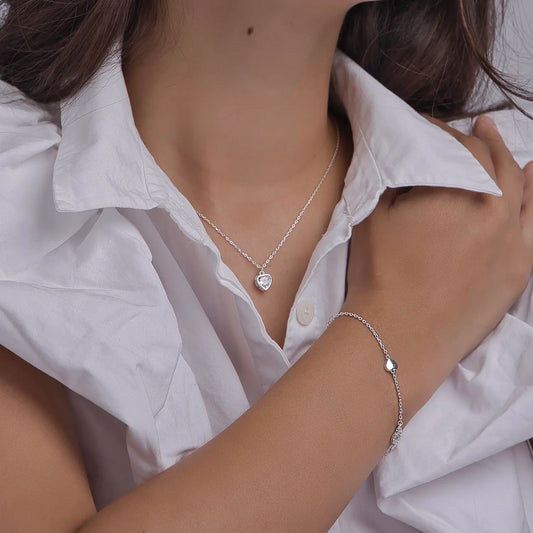 Collar plata Julieta