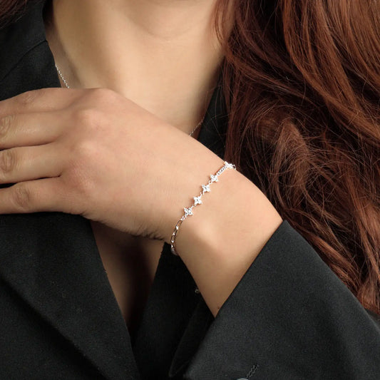Pulsera plata 925 para mujer Blossom Belt en modelo