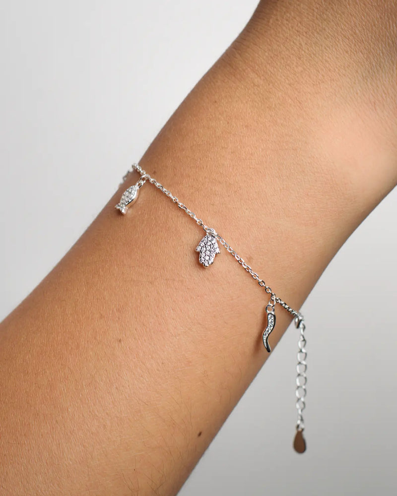 Pulsera plata Mistique