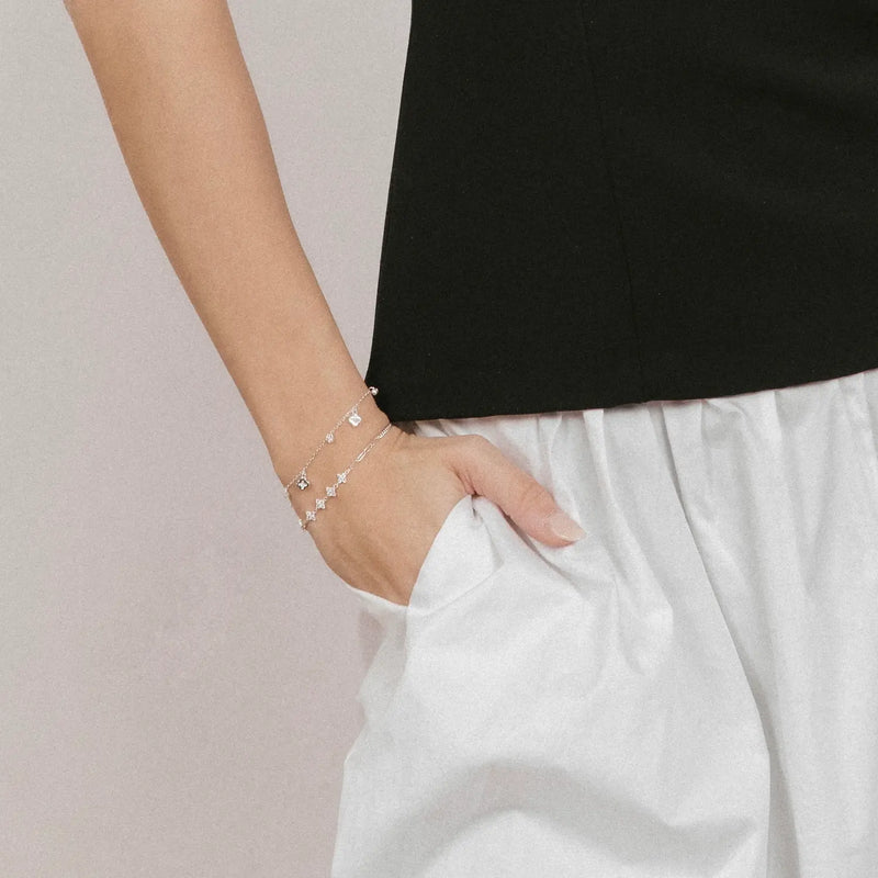 Pulsera plata Blossom Belt