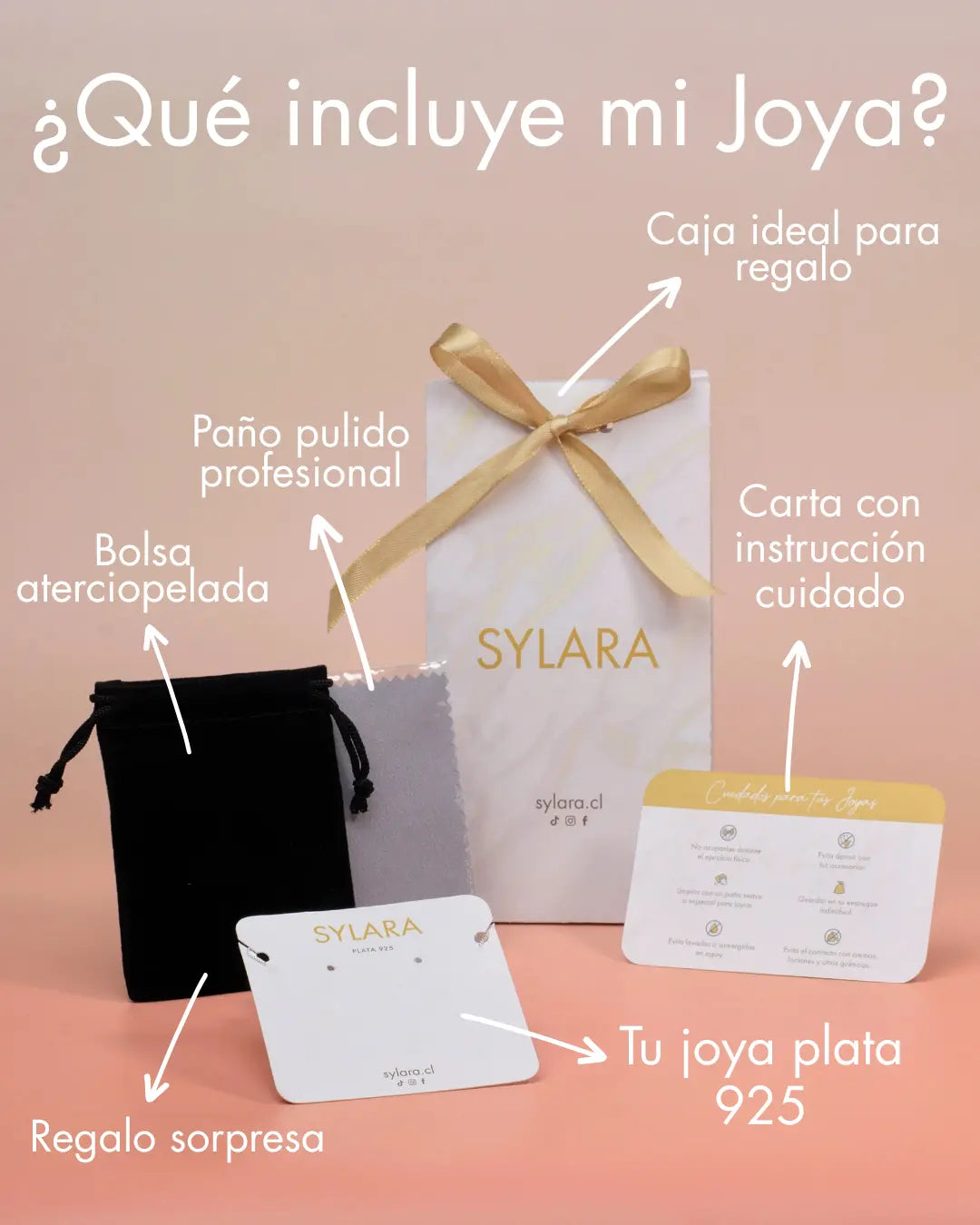 Collar plata 925 punto luz blanco