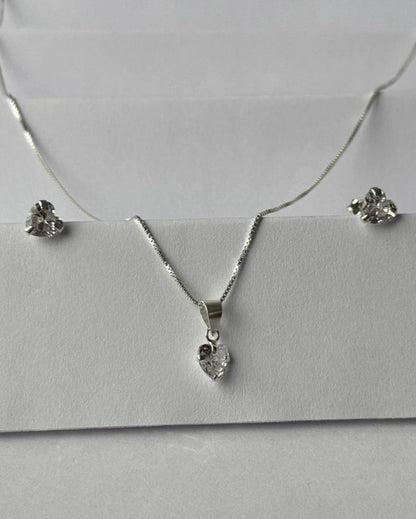 Set 1 plata 925 Amor Esencial