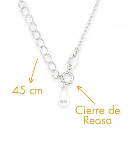 Collar plata 925 cola de ballena