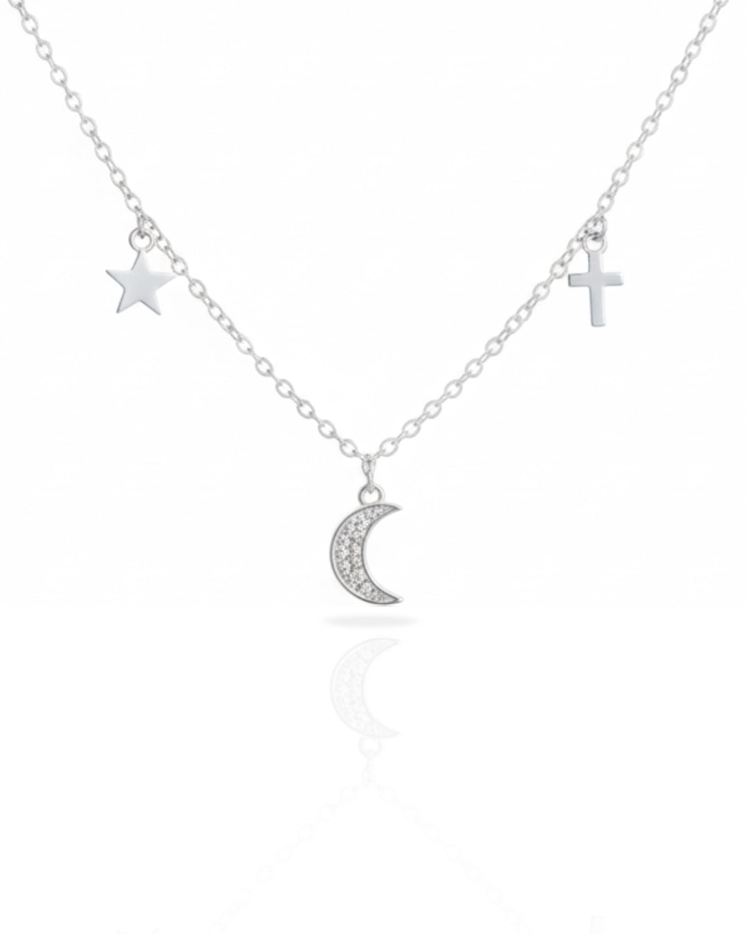 Collar plata 925 trilogía nocturna