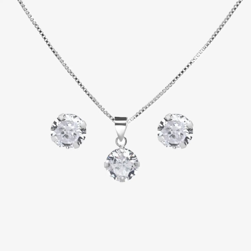 Conjunto plata Alessandra M