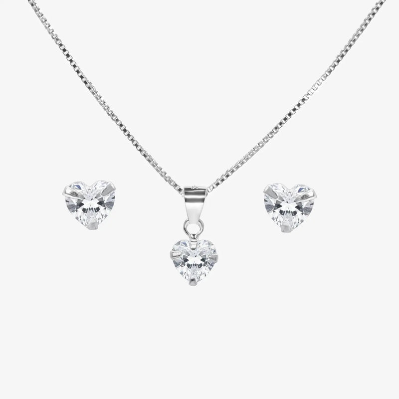 Conjunto plata Amour