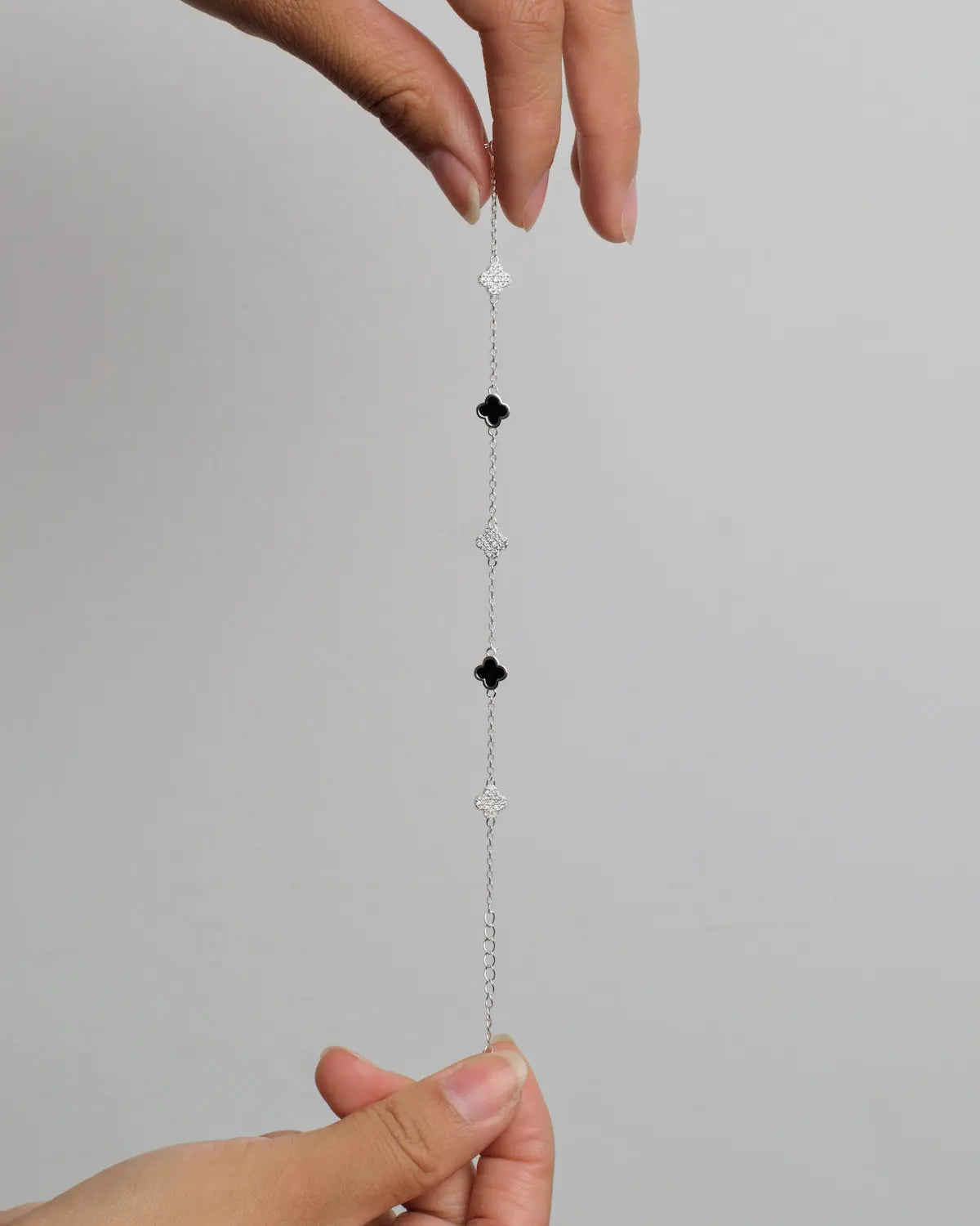 Pulsera plata 925 estilo van cleef