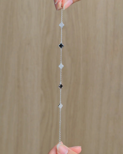 Pulsera plata 925 estilo van cleef