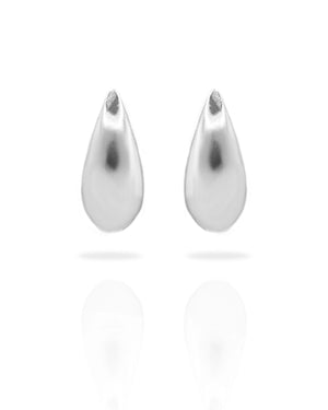 Aros plata 925 gota lisa